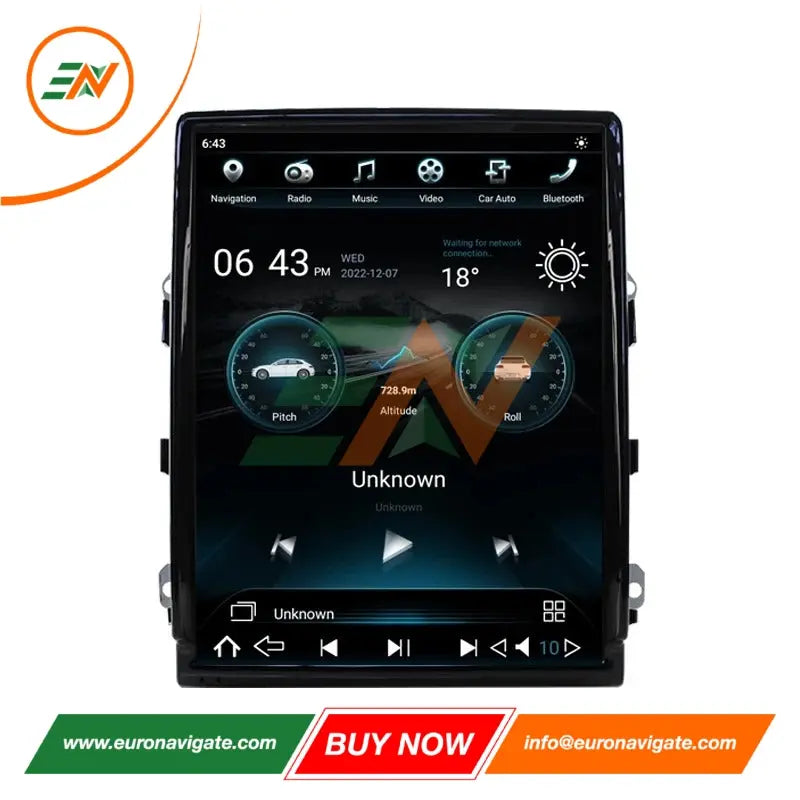 Euronavigate Car Porsche Cayenne 10.4 inch tesla style car infotainment upgrade Dash Touch Screen Android Head Unit Display Radio Stereo GPS Navigation Multimedia Player Replacement Carplay Wireless Receiver Reversing Handsfree Plug And Play Retrofit Aftermarket Accessories