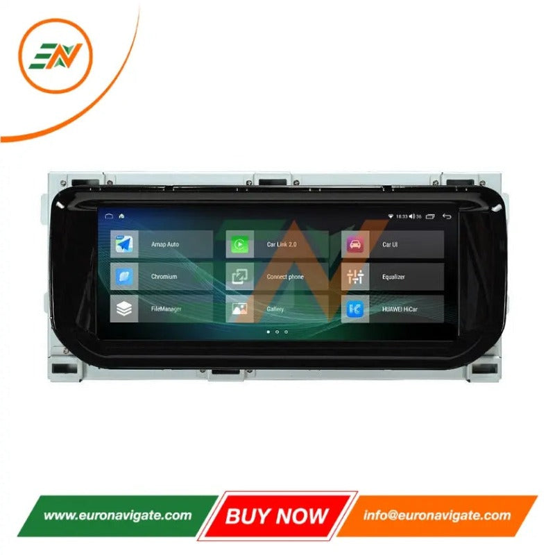 Euronavigate Car Range Rover Sport L494 Android 13 Infotainment Head Unit Display Radio Stereo GPS Navigation Carplay Wireless Retrofit Aftermarket Accessories