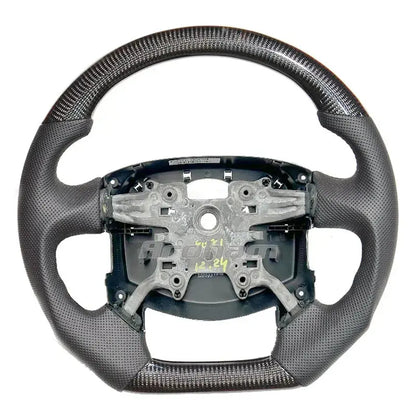 Euronavigate Coche Range Rover Sport y Discovery Volante de cuero perforado negro piano 3/4 Volantes de vehículos Retrofit Accesorios de posventa