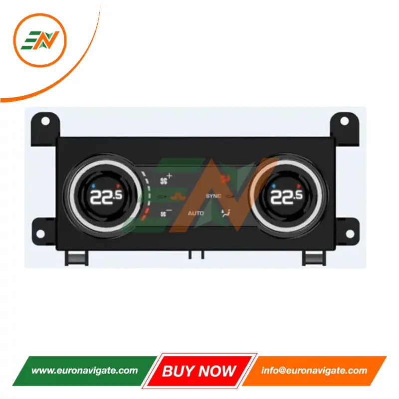 Euronavigate Car Rear LED Air Conditioner Control Panel for Range Rover Vogue l405 and Sport L494 LCD Touch Screen HVAC Replacement Board Plug And Play Retrofit Aftermarket Accessories
