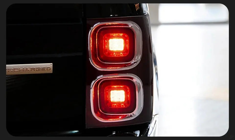 Transform your vehicle's look with Defender Style Rear LED Taillights by Euronavigate. Fits Range Rover Vogue L322 2002-2012. Waterproof and durable.