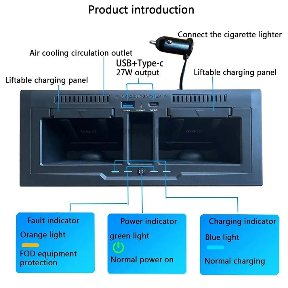 Tired of cords? Get our wireless phone charger for Land Rover Defender (2020-2024) and enjoy effortless charging. Benefit from free global shipping and a one-year factory warranty, and improve your driving experience with a sleek and efficient charging solution. Buy today and experience the future of car charging!