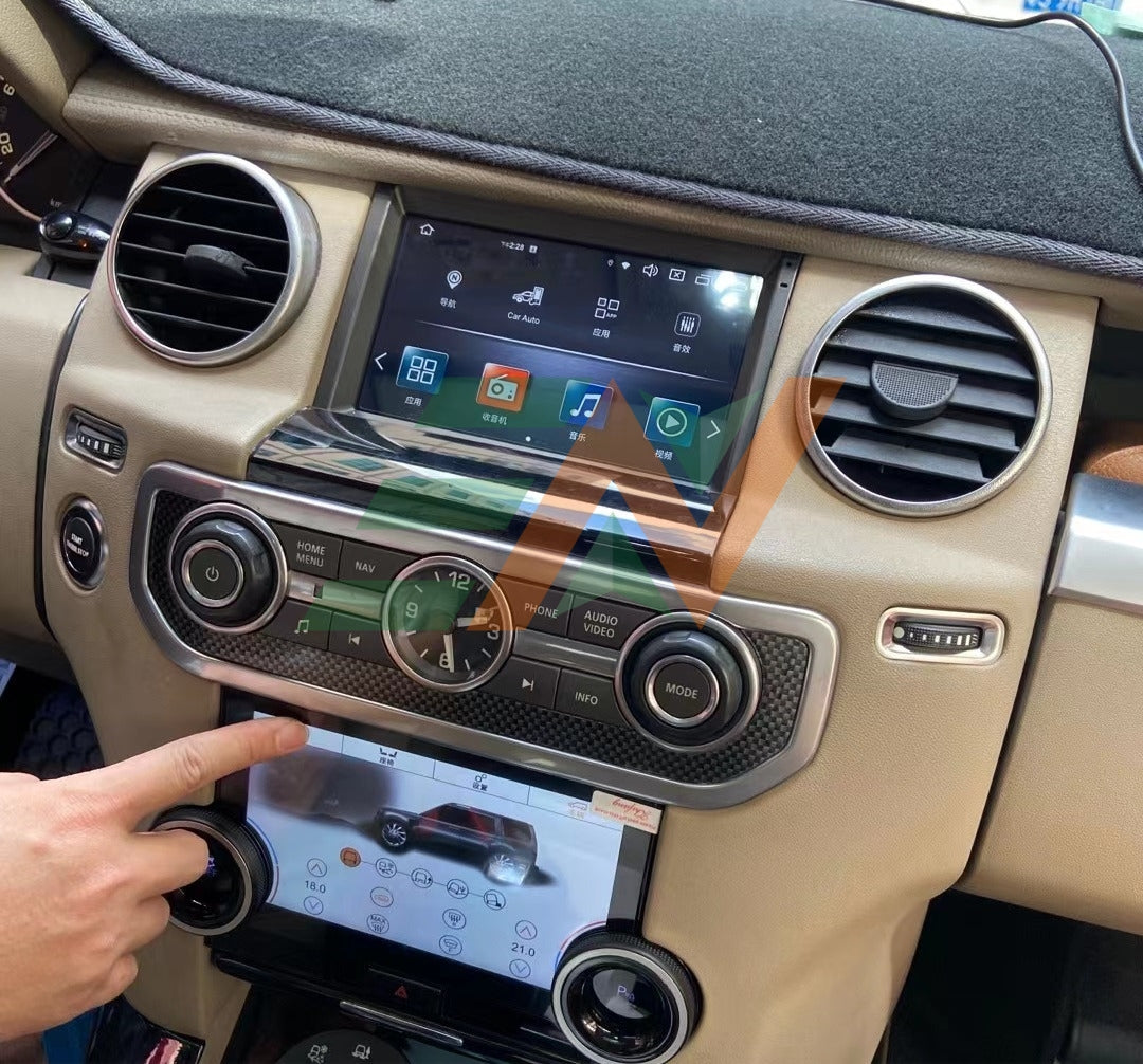 Android OEM-Look HD IPS Système d'infodivertissement à écran pour Land Rover Discovery 4