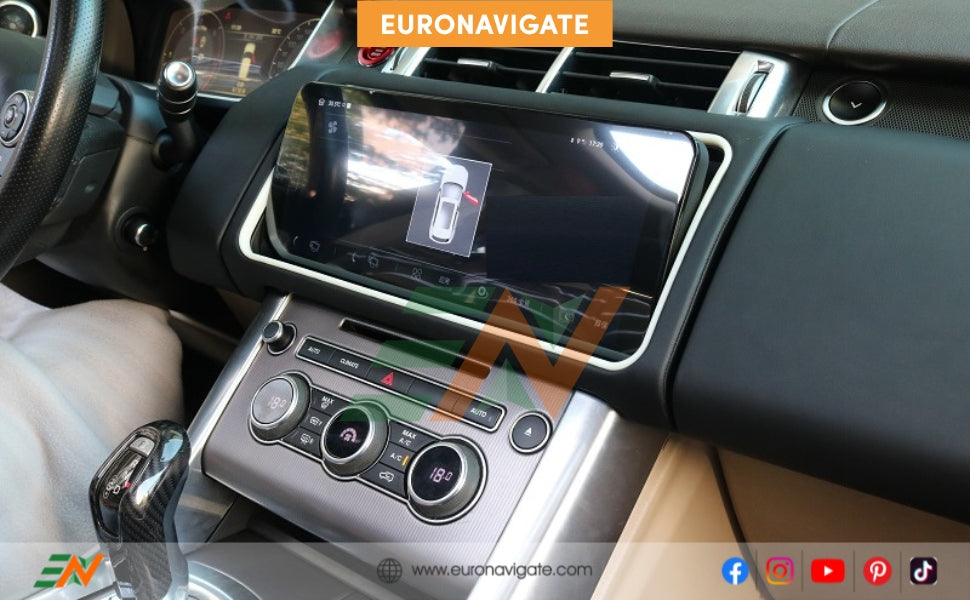 Pantalla abatible CarPlay Android Auto inalámbrica de 12,3 pulgadas para Range Rover Sport L494