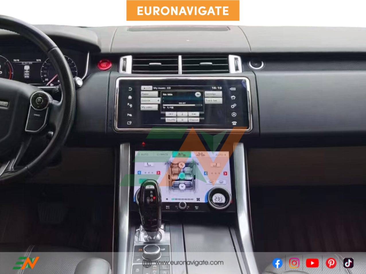 2012 Range Rover Android Gps Unit 12.3-Inch Android Car Navigation Infotainment for Range Rover Sport L494