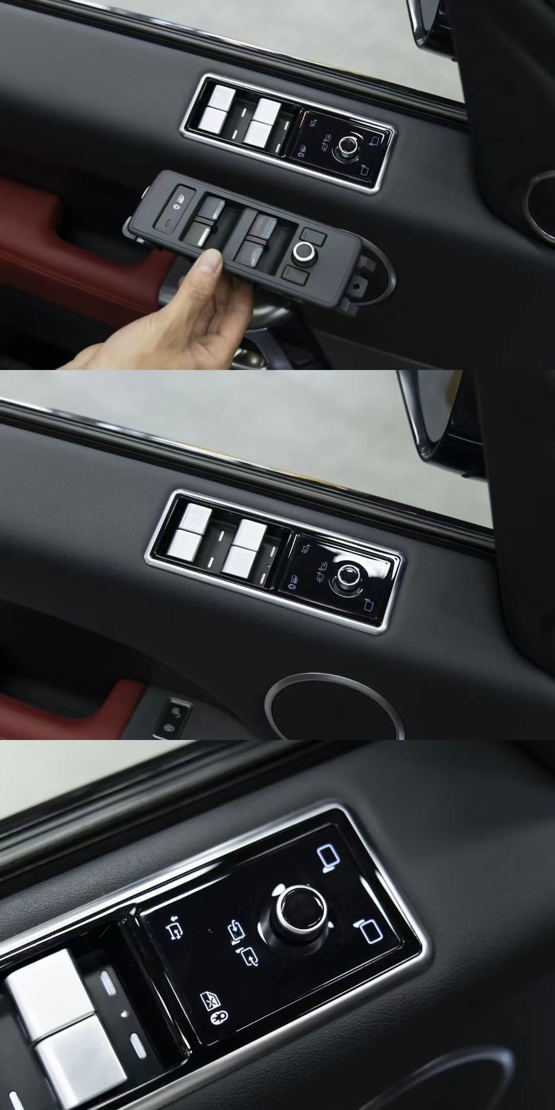 Land Rover Remote Windows Power Window Switch Set for Range Rover Vogue L405, Sport L494 and ...