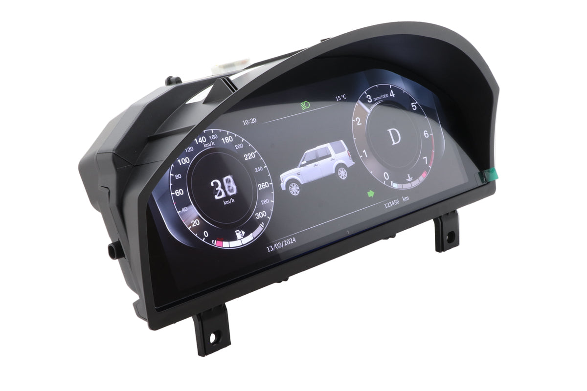 Euronavigate Car 12.3" LCD Digital Instrument Cluster for Land Rover Discovery 3 Digital Instrument Cluster Retrofit Aftermarket Accessories