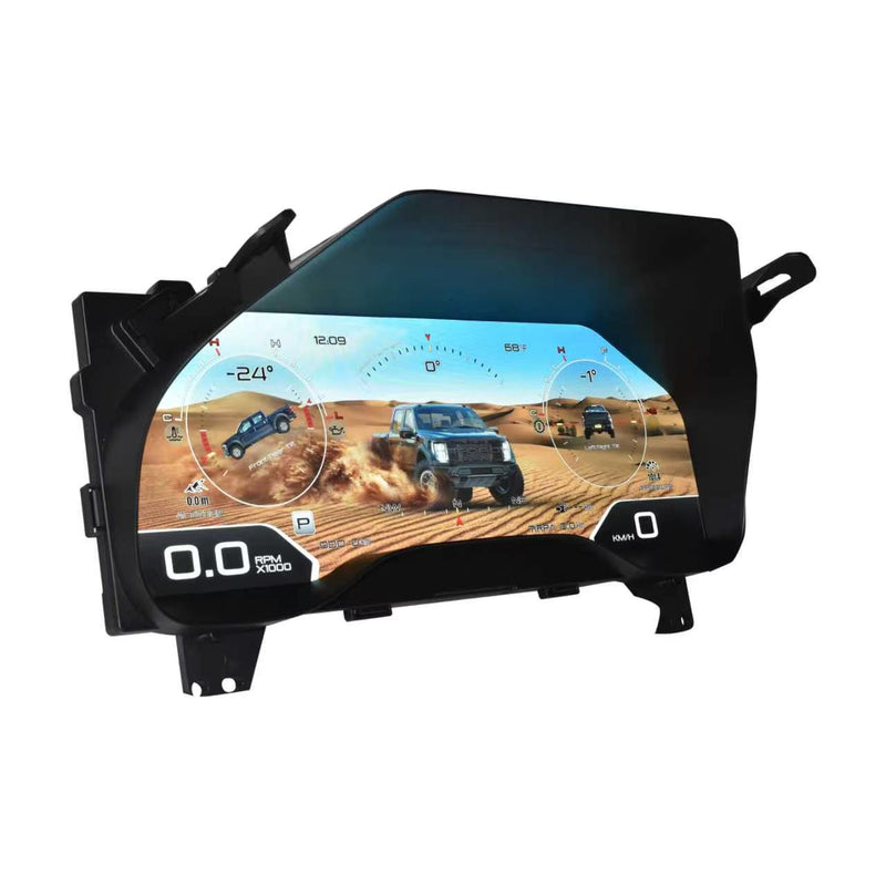 Euronavigate Car 12.3" Digital Instrument Cluster for Ford F150 Raptor Car LCD Digital Cluster Retrofit Aftermarket Accessories