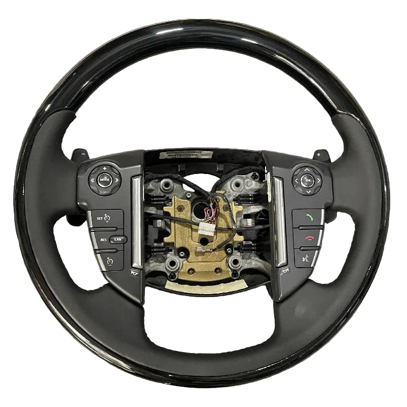 Euronavigate Car Suitable for Land Rover Discovery 3 Discovery 4 Mahogany steering wheel modified steering wheel heating Freelander Range Rover  Retrofit Aftermarket Accessories