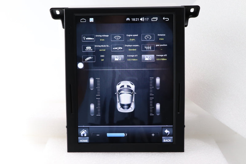 Euronavigate Car Dual-knob style Android GPS stereo for LR Discovery 4 Dash Touch Screen Android Head Unit Display Radio Stereo GPS Navigation Multimedia Player Replacement Carplay Wireless Receiver Reversing Handsfree Plug And Play Retrofit Aftermarket Accessories