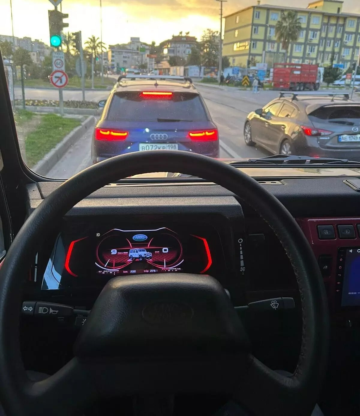 Grupo de instrumentos digitales LCD de 12,3" para Land Rover Defender L316