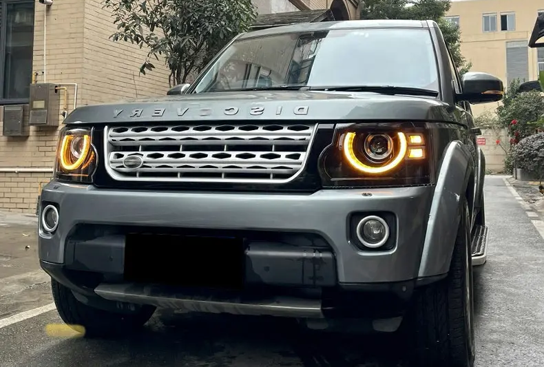 Faros delanteros estilo LED Defender para Land Rover Discovery 4