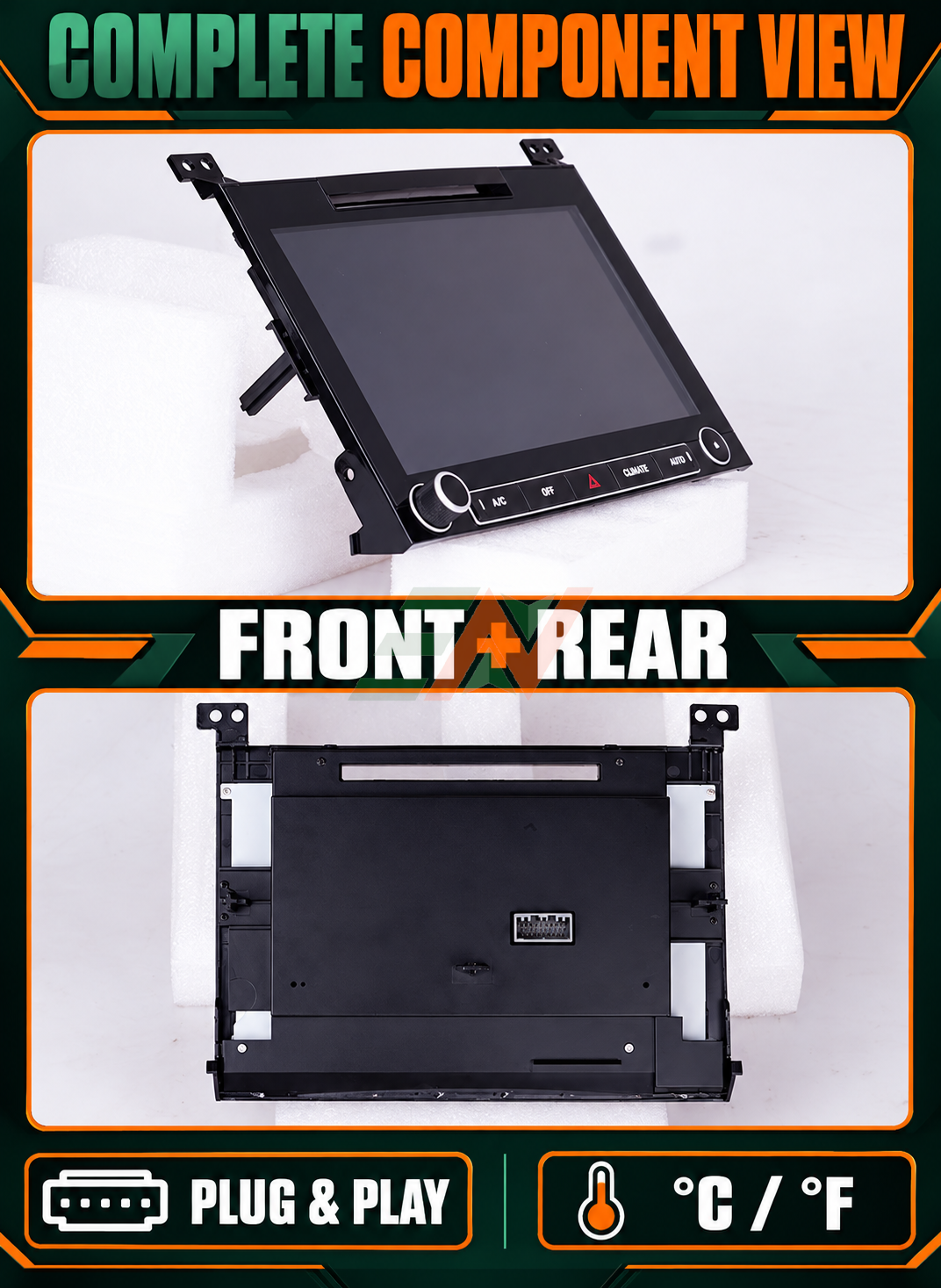 1st-Gen Air Conditioner Touch Display Control Panel for Range Rover Vogue L405