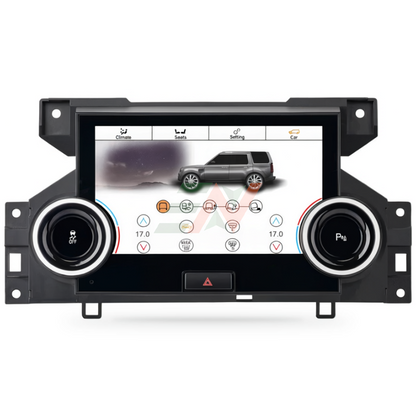 Módulo de control de aire acondicionado Land Rover Discovery 4 configuraciones de clima original del vehículo - pantalla de información del terreno 4x4