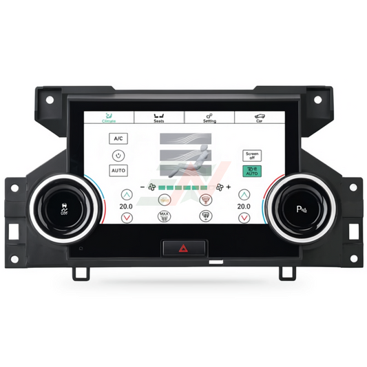 Módulo de control de aire acondicionado Land Rover Discovery 4 configuraciones de clima original del vehículo - vista frontal completa