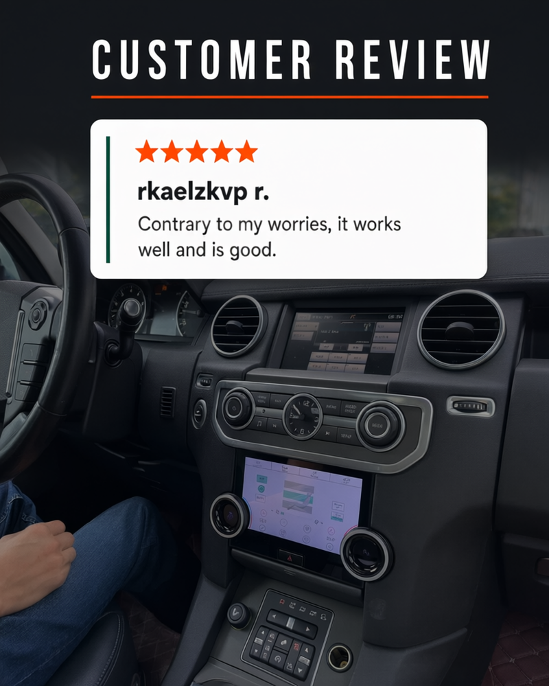 AC control module Land Rover Discovery 4 original vehicle climate settings - customer review