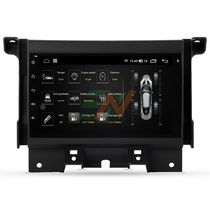 Android para automóvil Unidad principal de radio para Land Rover Discovery 4 con visualización de datos del vehículo 4x4 en tiempo real