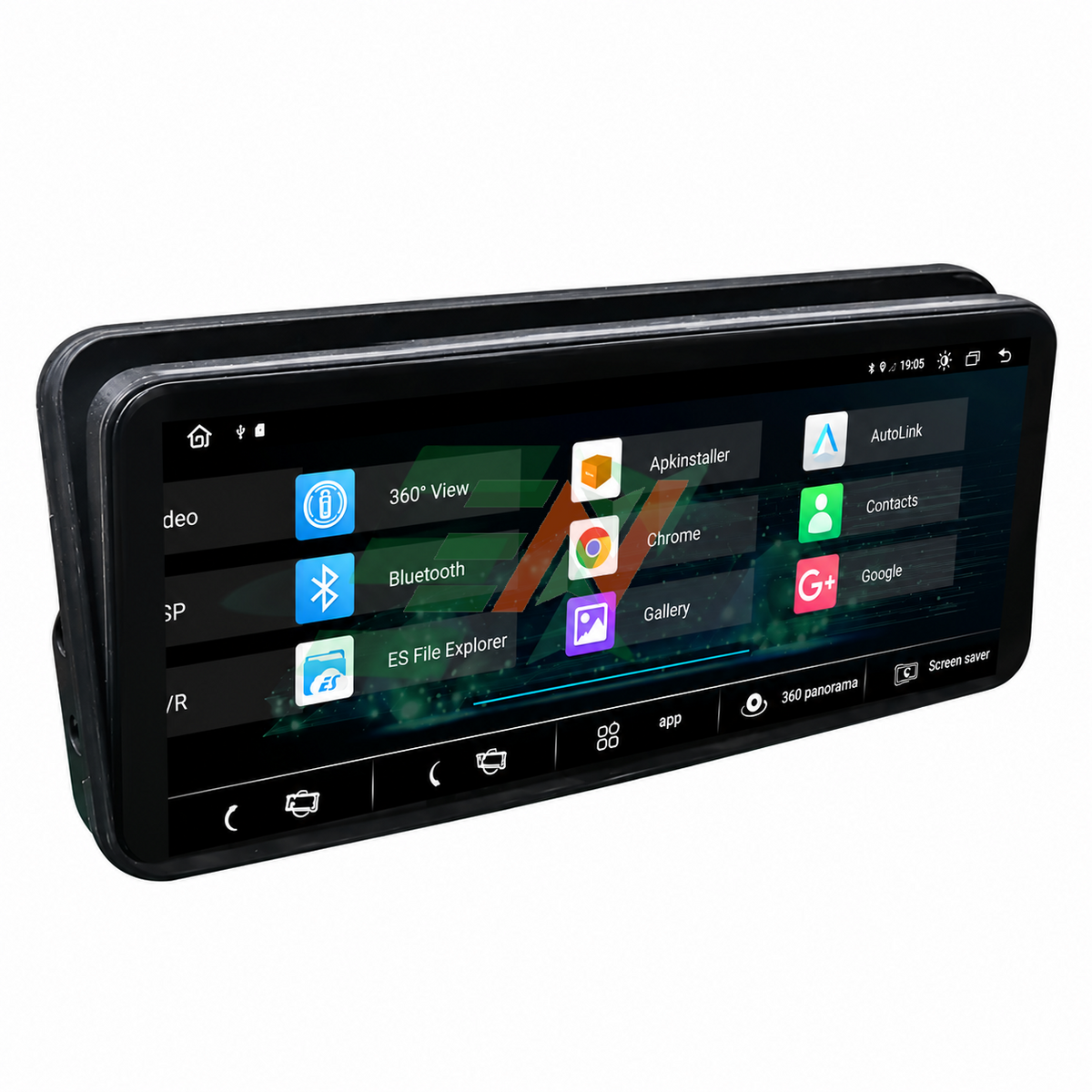 Android Flip Screen for Range Rover Vogue L405 with app access and a clean user interface