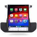Android head unit for Land Rover Discovery 4 with vertical infotainment display with app icons