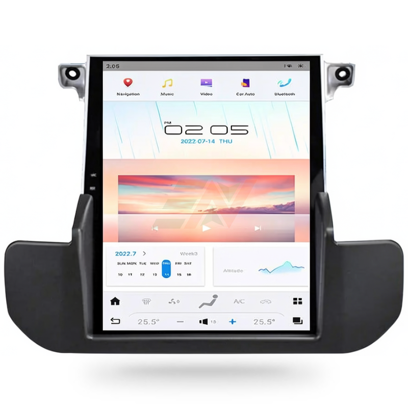 Unité principale Android pour Land Rover Discovery 4 avec écran d'infodivertissement vertical