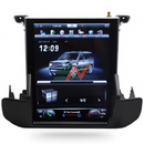 Android head unit for Land Rover Discovery 4 with vertical infotainment display and home screen