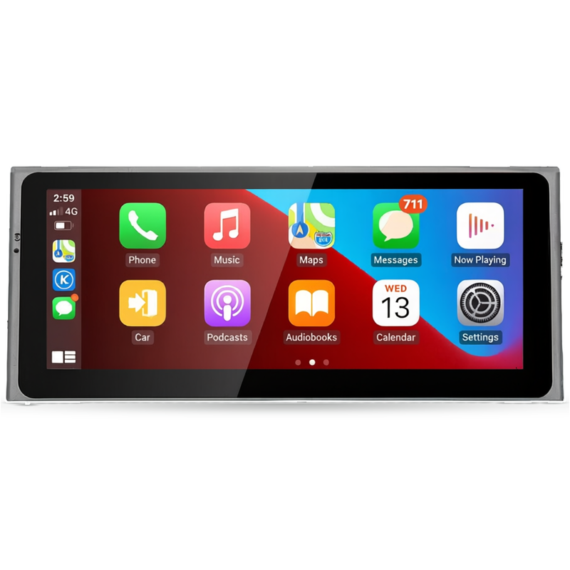 Android head unit for Range Rover Vogue L322 with Apple CarPlay support and app icons