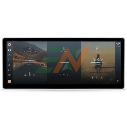 Unidad principal Android para Range Rover Vogue L322 con operación multitarea en pantalla