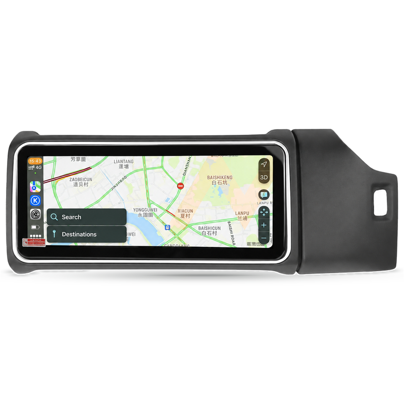 Android head unit Range Rover Vogue L405 integrated car control system with map display