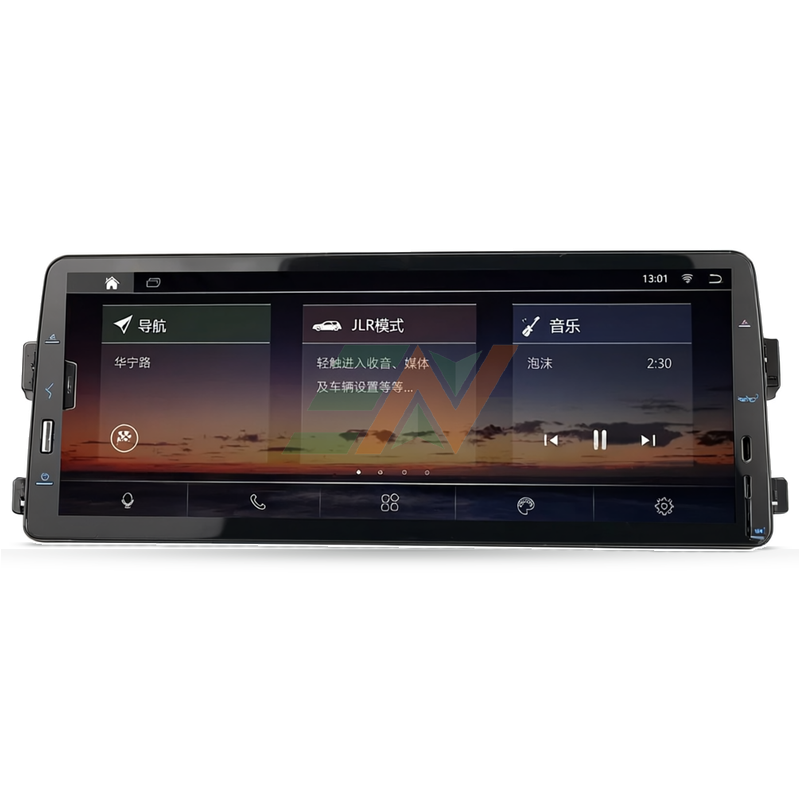 Pantalla de infoentretenimiento Android para Land Rover Discovery 4 con pantalla del sistema de acceso al menú OEM