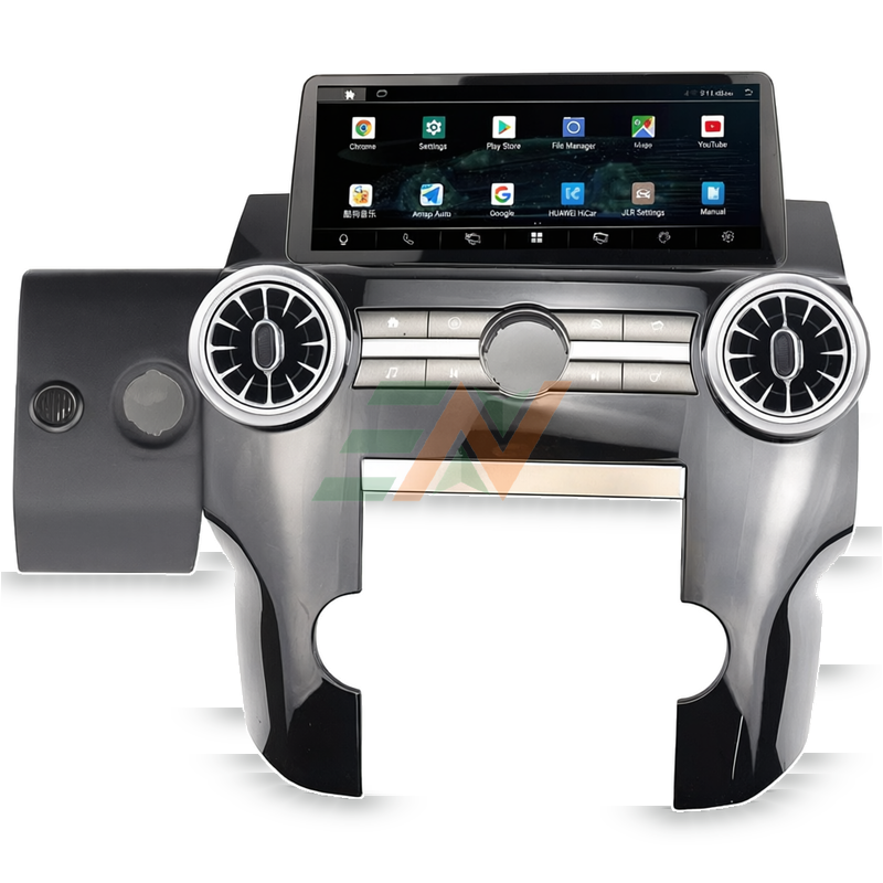 Android Infotainment Screen upgrade for Land Rover Discovery 4 with built-in wireless CarPlay and Android Auto