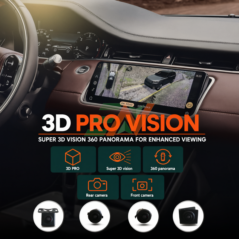 Land Rover Discovery 4 backup camera system with 360-degree view for parking and tight spaces