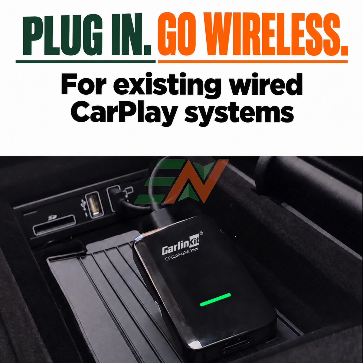 CarlinKit 5.0 Wireless Dual System CarPlay &amp; Android Auto Adapter