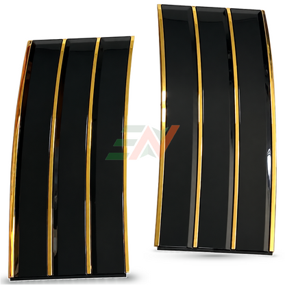 Chrome Side Door Air Fender Vent Kit for the Land Rover Range Rover Vogue L405