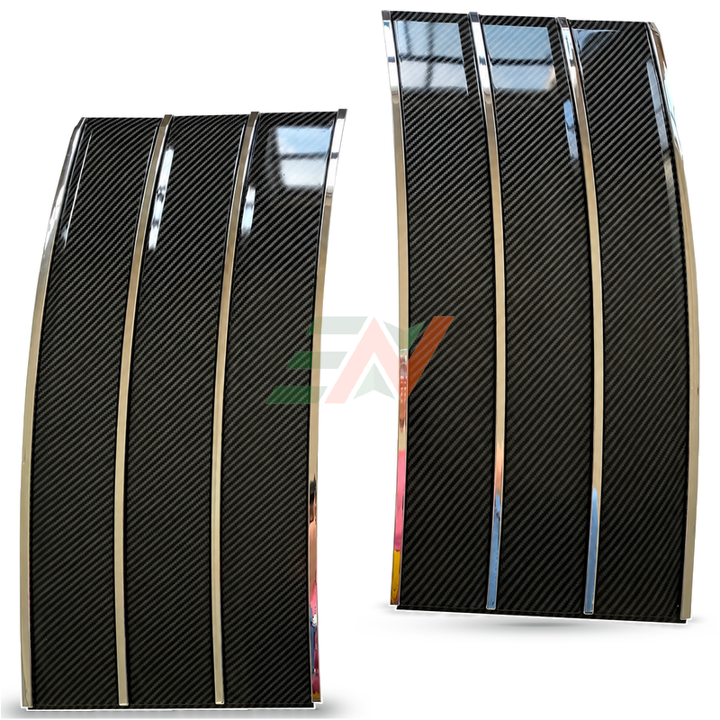 Chrome Side Door Air Fender Vent Kit for the Land Rover Range Rover Vogue L405