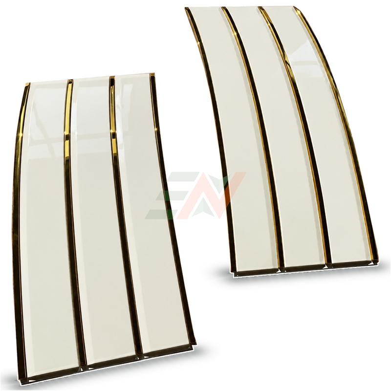 Chrome Side Door Air Fender Vent Kit for the Land Rover Range Rover Vogue L405