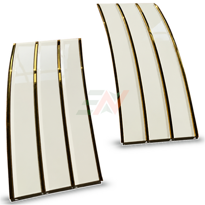 Chrome Side Door Air Fender Vent Kit for the Land Rover Range Rover Vogue L405