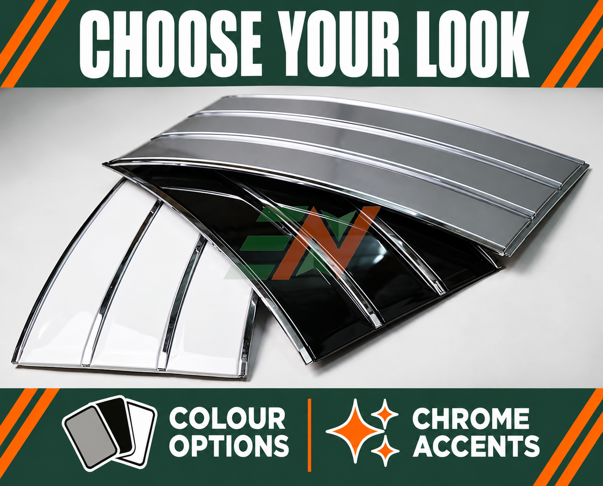 Chrome Side Door Air Fender Vent Kit for the Land Rover Range Rover Vogue L405