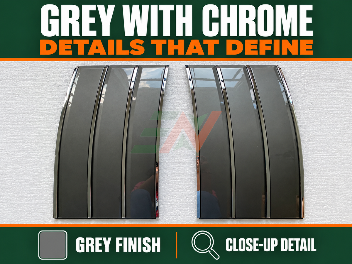 Chrome Side Door Air Fender Vent Kit for the Land Rover Range Rover Vogue L405