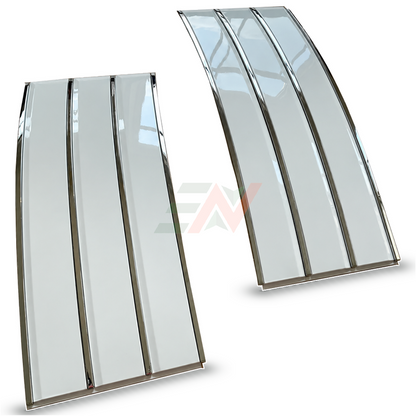 Chrome Side Door Air Fender Vent Kit for the Land Rover Range Rover Vogue L405