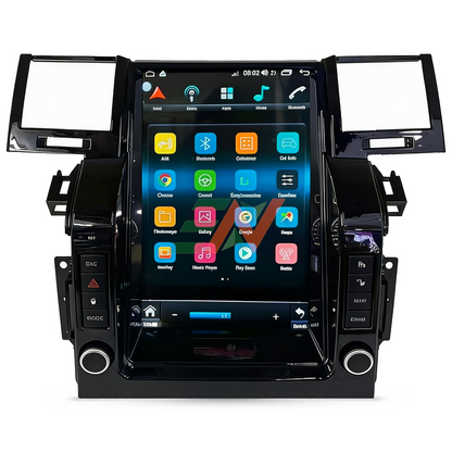 Pantalla táctil de tablero Android unidad principal para Range Rover Sport L320 con íconos de aplicaciones en pantalla