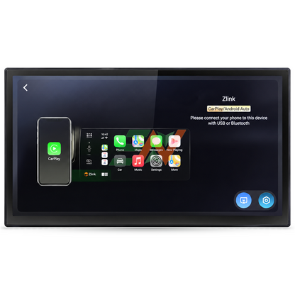 Dash touch screen Android head unit display for Range Rover Vogue L405 with Carplay wireless receiver interface