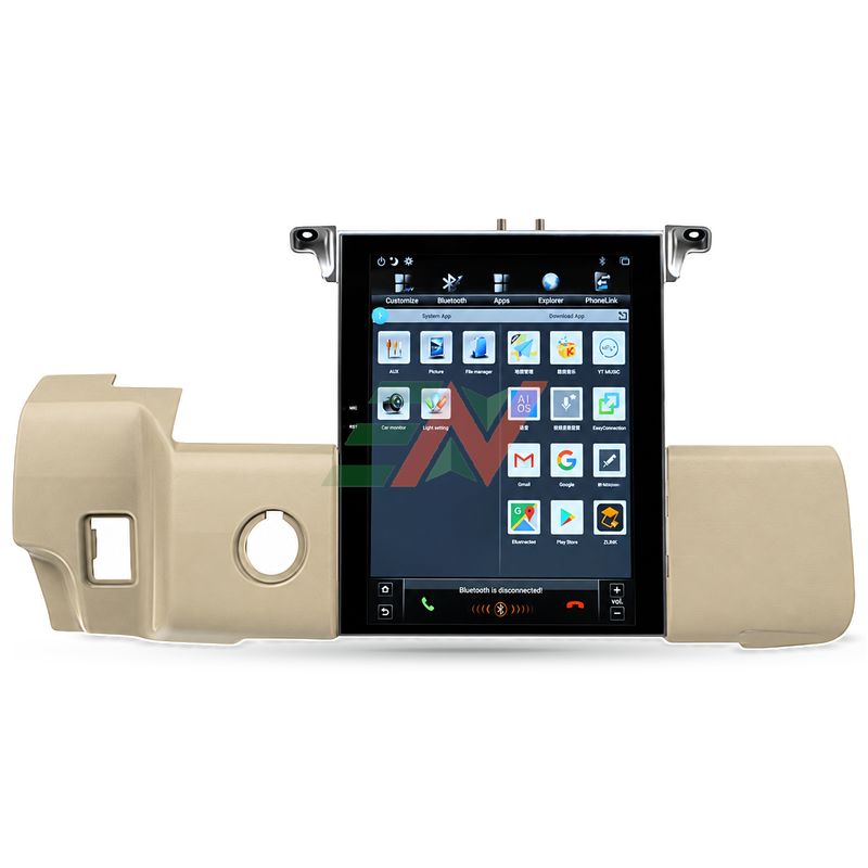 Unité principale Android à écran tactile de tableau de bord pour Range Rover Sport L320 avec fascia de couleur ivoire