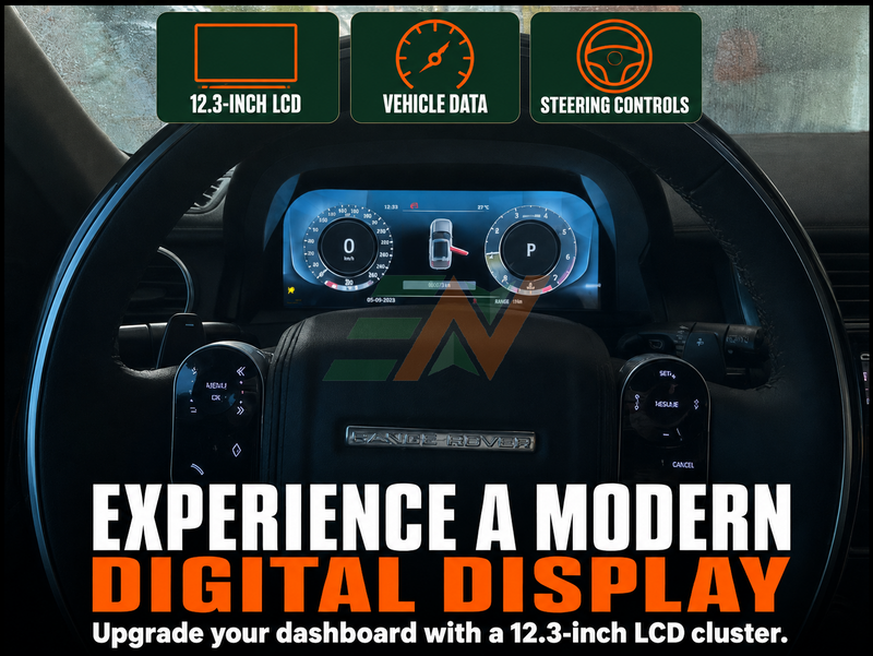 digital instrument cluster Land Rover Discovery 4 steering wheel control compatibility