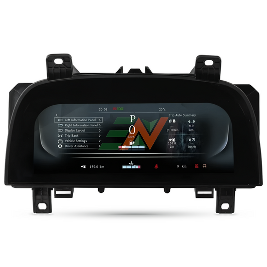 grupo de instrumentos digitales para Range Rover Sport L320 con pantalla de 12,3 pulgadas con resumen automático del viaje