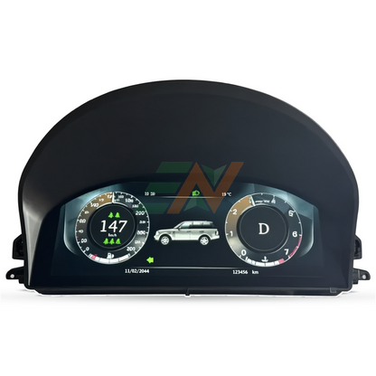 digital instrument cluster for Range Rover Vogue L322 with speed fault lights display and tire pressure monitoring system