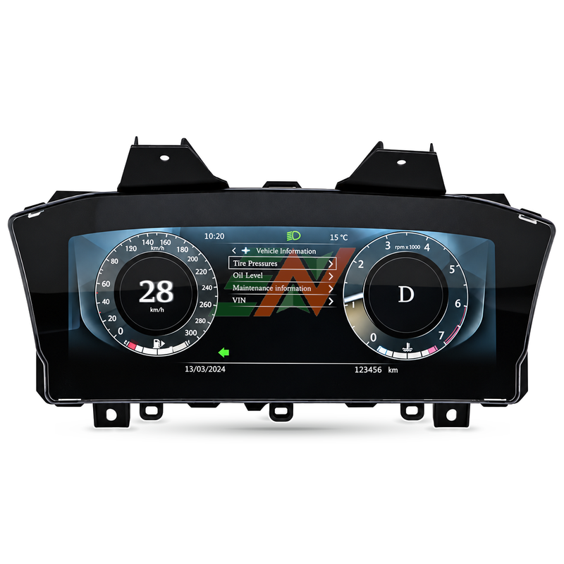 digital instrument cluster Range Rover Vogue L405 12.3-inch digital instrument cluster with vehicle information display