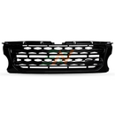 Front bumper grille for Land Rover Discovery 4 all black with honeycomb mesh design