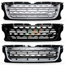 Front Bumper Grille Land Rover Discovery 4 black frame with silver and gray grille options