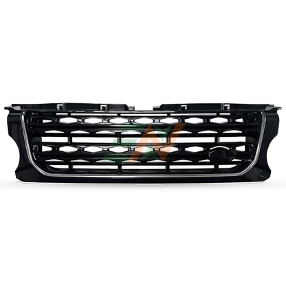 Delantera Rejilla de parachoques Land Rover Discovery 4 negra con adornos plateados