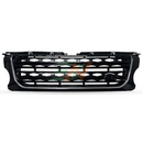 Front Bumper Grille Land Rover Discovery 4 black with silver trim grille